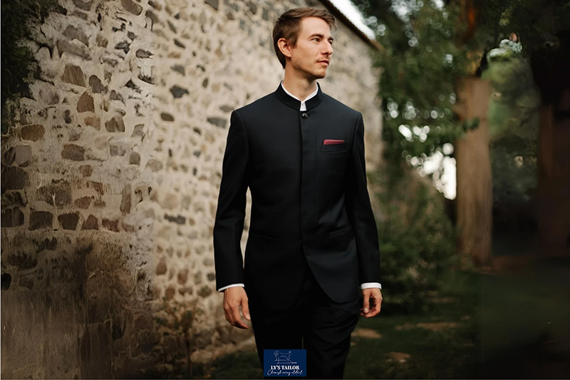 Áo vest cổ tàu: Tìm hiểu cách phối áo vest nam cổ tàu