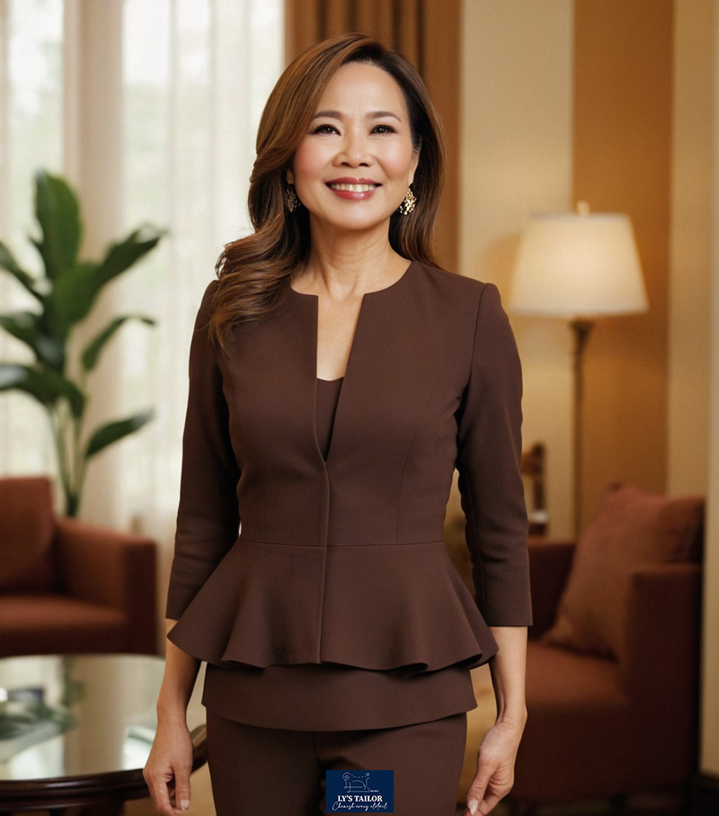10 kiểu áo vest nữ trung niên sang trọng thanh lịch