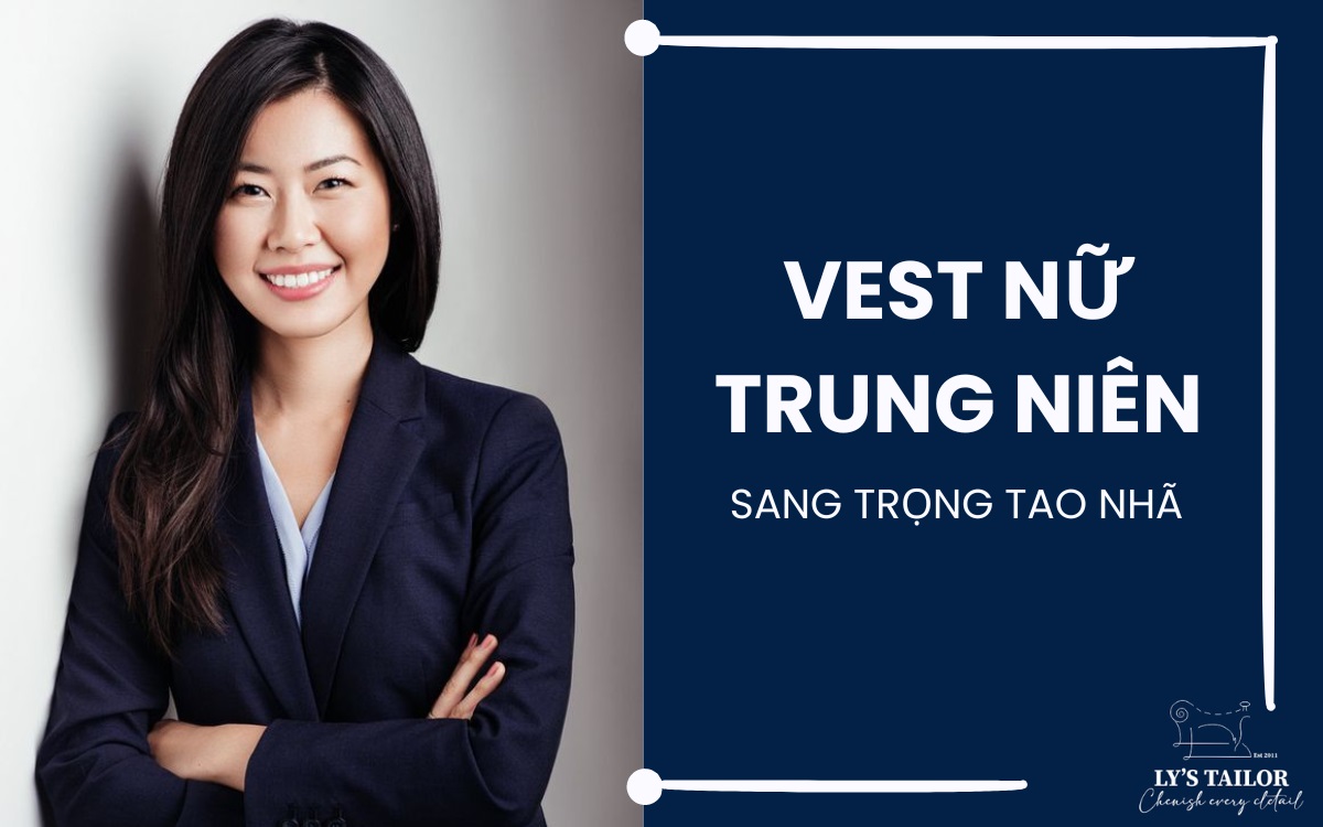 10 kiểu áo vest nữ trung niên sang trọng thanh lịch