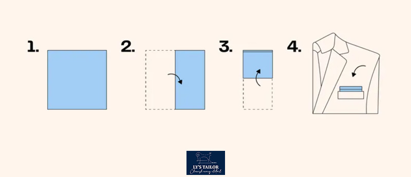 Cách gấp khăn áo Vest: 10 cách gấp Pocket Square siêu dễ