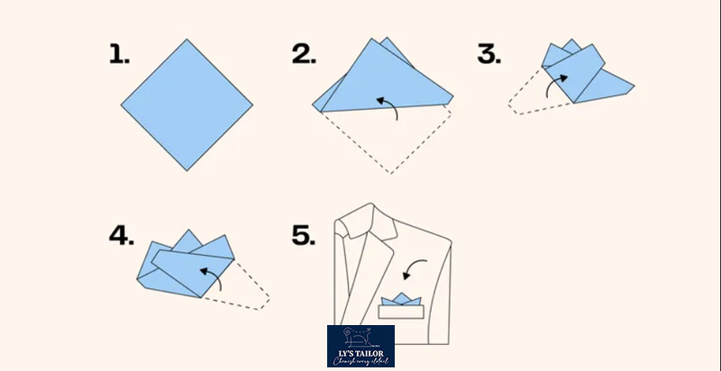 Cách gấp khăn áo Vest: 10 cách gấp Pocket Square siêu dễ