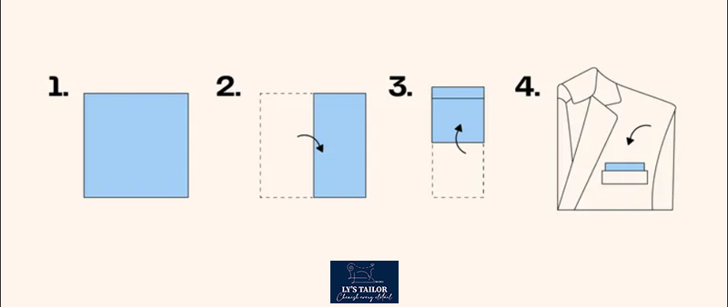 Cách gấp khăn áo Vest: 10 cách gấp Pocket Square siêu dễ