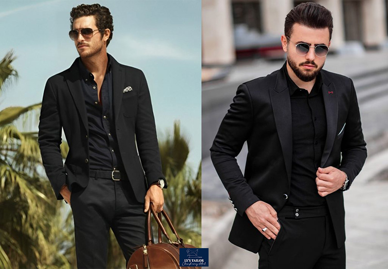 Vest đen sơ mi đen phối đồ ra sao chuẩn quý ông