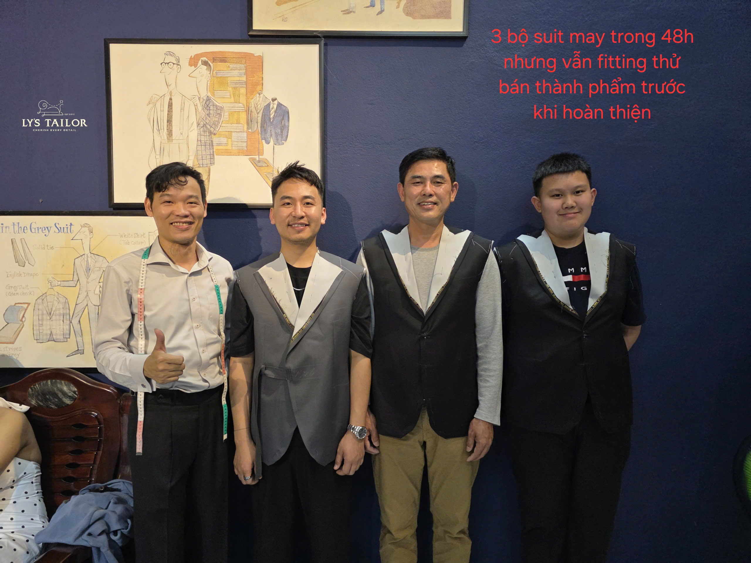 Hình ảnh thực tế tại LYS Tailor